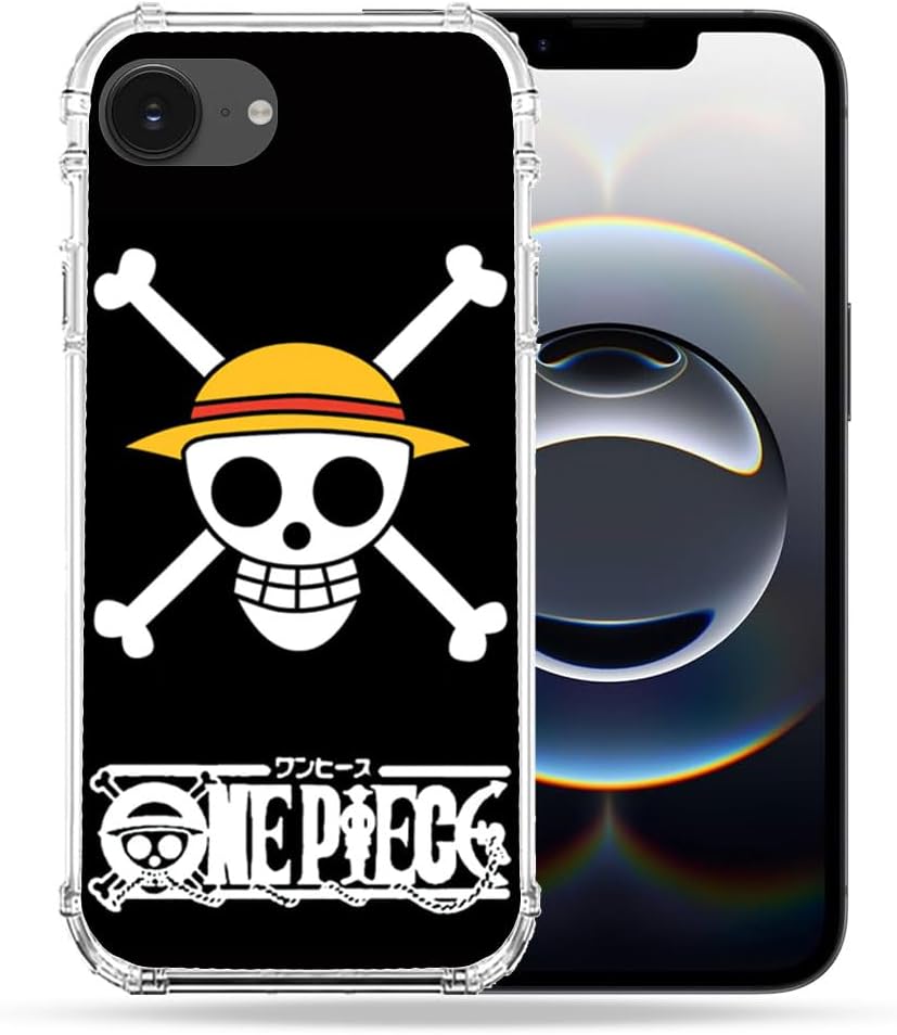 Cokitec Manga One Piece Skull iPhone 16e Reinforced Case Cover