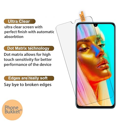 Image of Tempered Glass Guard Protector for Realme 3 Pro (Transparent) Full Screen Coverage, Pack of 1