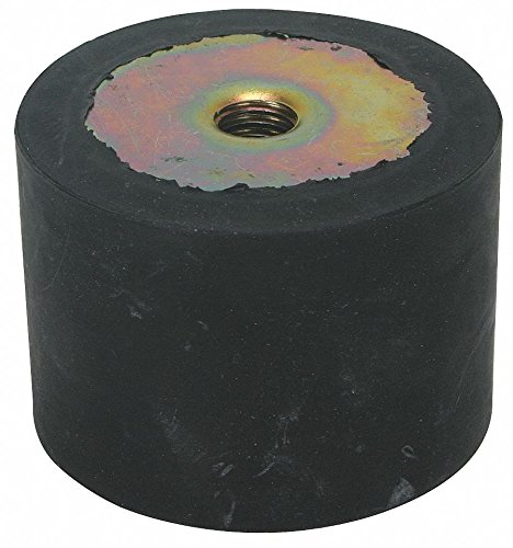 Vibration Isolator, 25 Lb Max, 8-32