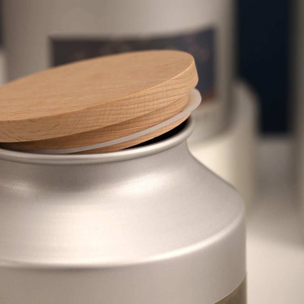 Juego De Té Contenedor de almacenamiento de té a granel Lata de aluminio puro Lata sellada Lata vacía Lata de hierro Juego de té Lata individual Juego de caja de regalo Tarro Para Guardar Té(A)