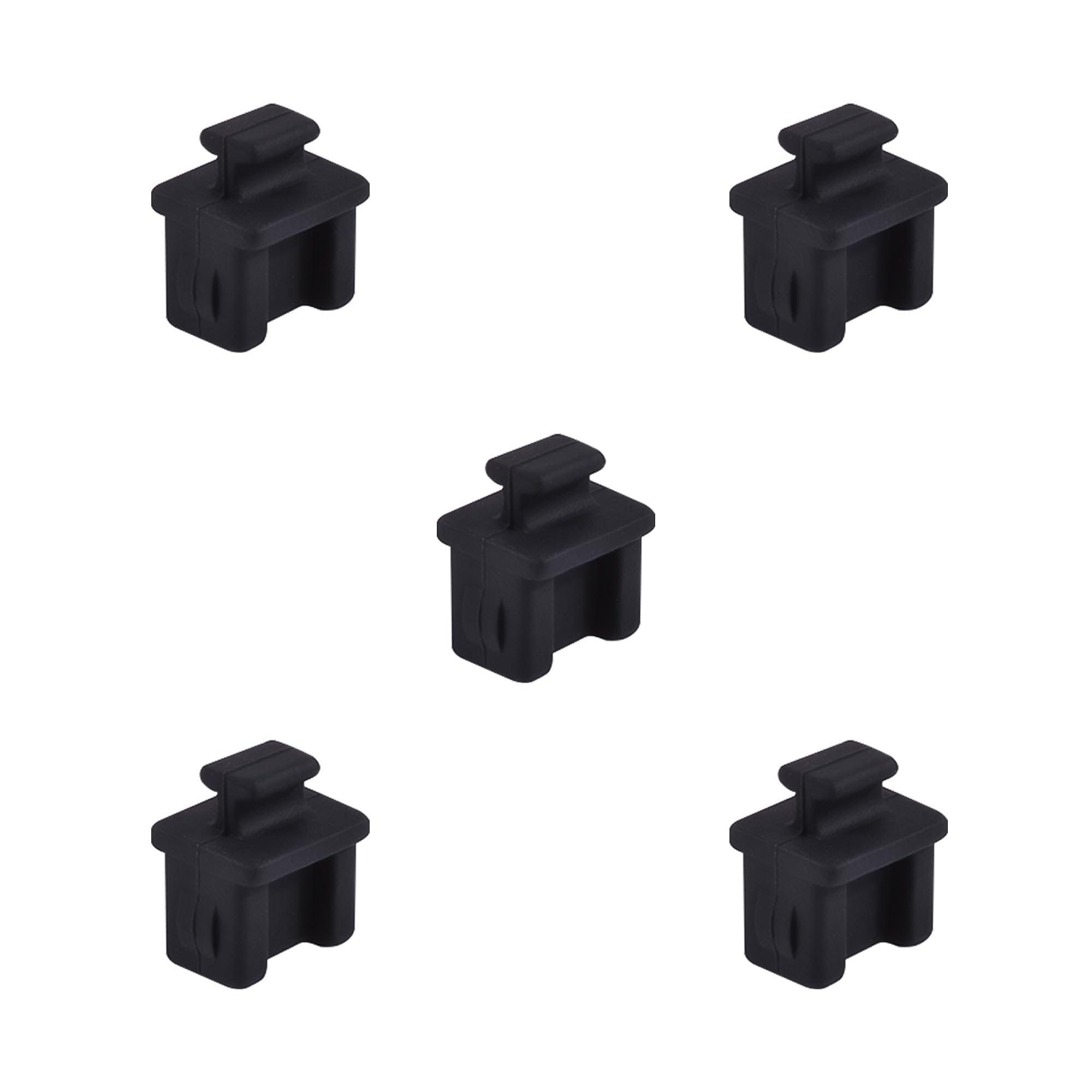 5 PCS SFP-B Port Anti-dust Plugs, Silicone Covers Caps Stoppers, Port Protector for Ethernet SFP Port, 0.55 x 0.47 x 0.67 (LxWxH)