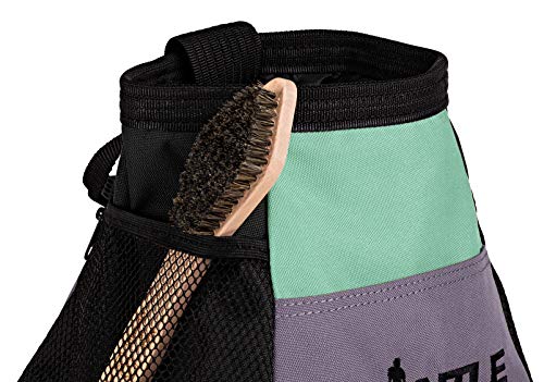 MANTLE climbing equipment Sac Boulder boulderbag Unisexe, 1 x Bina Menthe/Violet, XL – vue 6