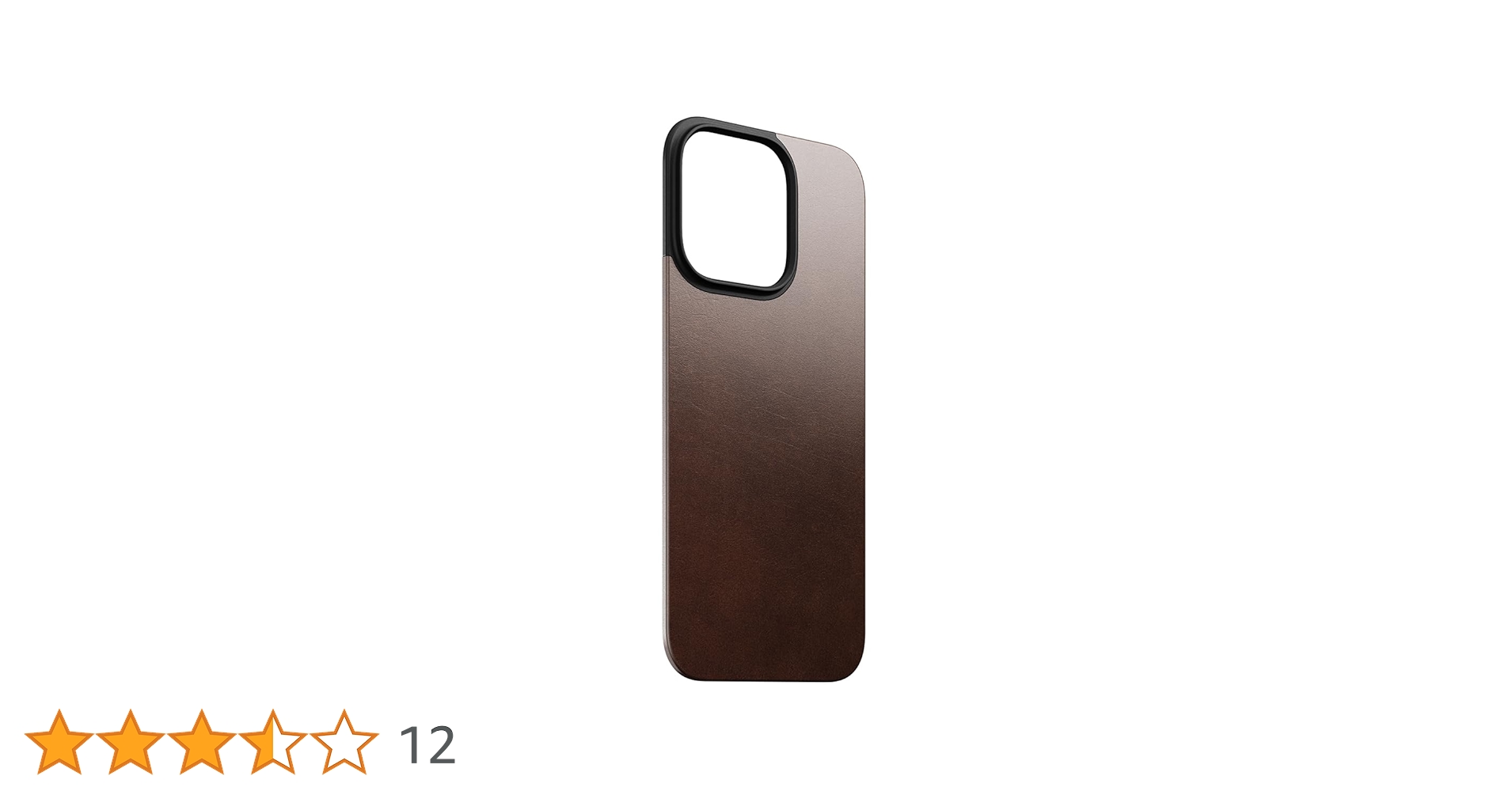 Nomad Magnetic Leather Back - iPhone 16 Pro Max | Rustic