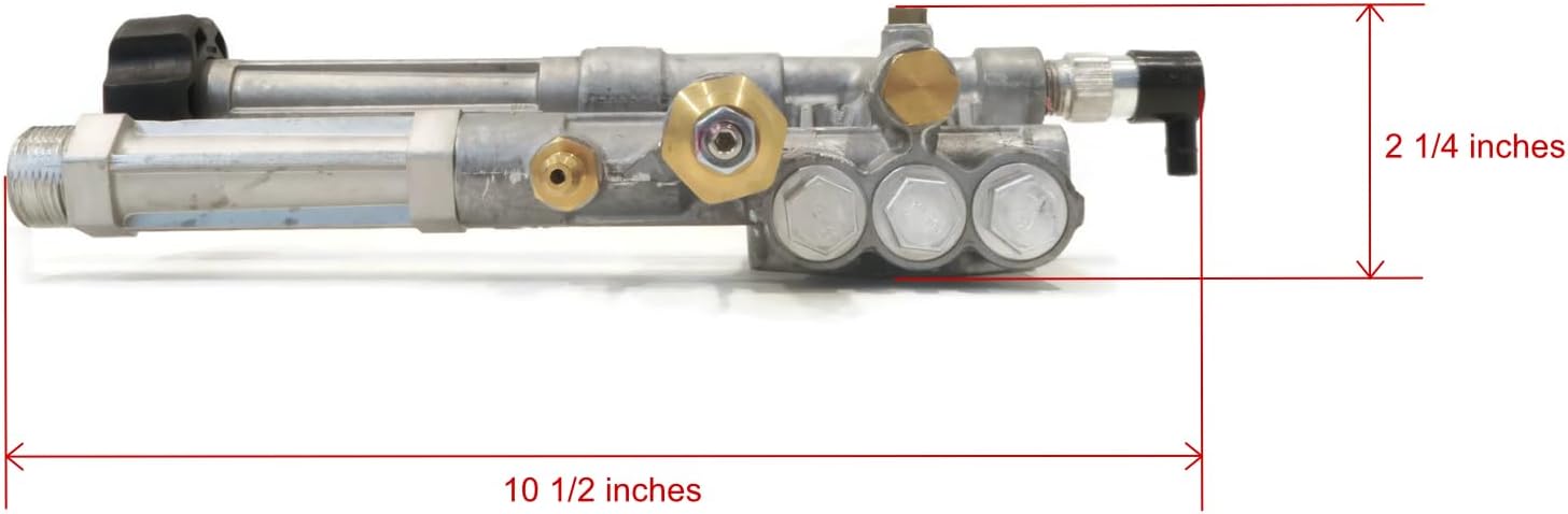 The ROP Shop Compatible Pump Head with Unloader Replacement for Briggs & Stratton AR42940 SRMW2.2G24 Pressure Washer