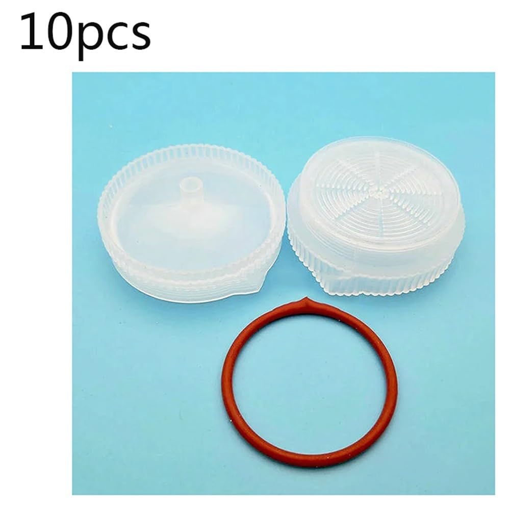 Lote de 10 unidades soportes membrana plástico reemplazables for laboratorio, 13 mm, 25 y 50, con cabezal PP vacío Equipamiento de laboratorio