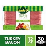 JENNIE-O Turkey Bacon, Natural Smoke Flavoring, 12 oz Sliced