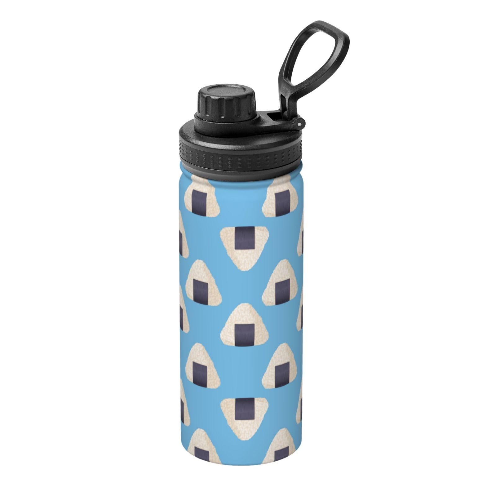 Amazon | おにぎり柄 おむすび 和風 寿司(2) 水筒 真空断熱 保温