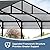 20x20 FT Metal Carport, Garage with Updated Frame Structure, Galvanized Steel Roof and Enhanced Base Canopy, Metal Garage Car Shelter Shade for Car, Boats and Truck