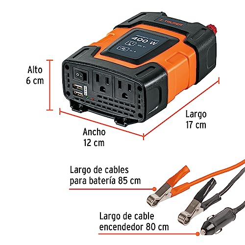 Inversor de corriente para auto Truper 3 Imagen adicional