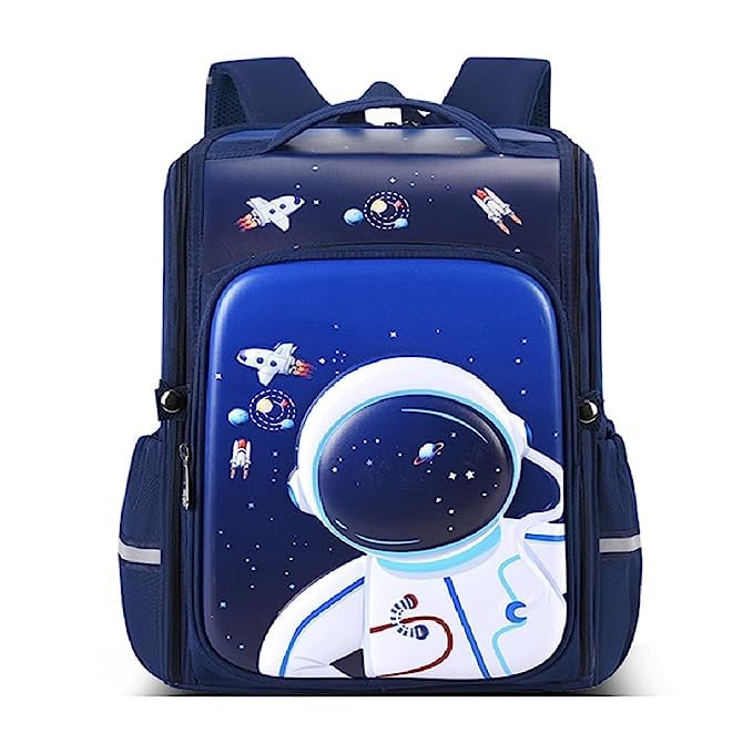 2023 New Model Astronaut Design School Bag 3D Hard Shell Bag Cute Stylish Backpack Blue, Children's Gifts Girls and boys Kids Ideal-image-37