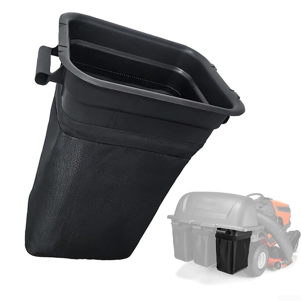 Niceminiwall Récipient de fixation pour tracteur à gazon compatible avec 400226 et numéro de pièce 532 pour tondeuses à gazon autoportées 400226, sac à herbe souple