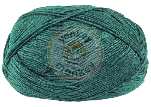 Image of 10-Pack of Yonkey Monkey 500 Grams Weight Yarn - 70% Rayon derived from Bamboo, 30% Cotton - Imported - Army Green 9059