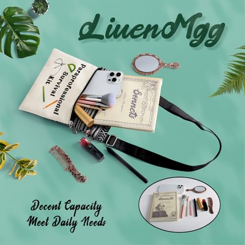 Paraprofessional Survival Kit Messenger Bag Small Ethnic Pattern Adjustable Strap Crossbody Zipper Bag Phone Bag Wallet Shoulder Handbag for Paraprofessionals Women 7