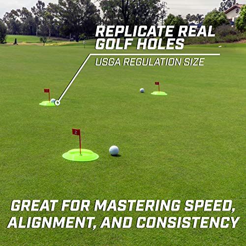 GoSports Pure Putt Challenge Putting Cups 3 Pack - Practice Putting Indoors & Outdoors - Image 4
