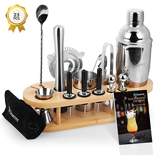Set Shaker Cocktail Arcobaleno Da 5 Pezzi - Agitatori Per Bar, Facili E Senza Perdite