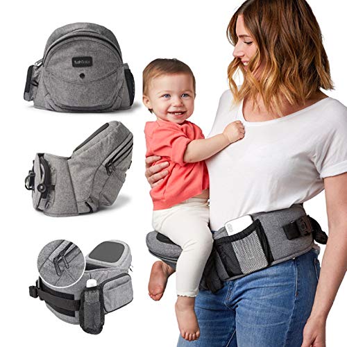 TushBaby The Only Safety Certified Hip Seat Baby Carrier - As Seen On
