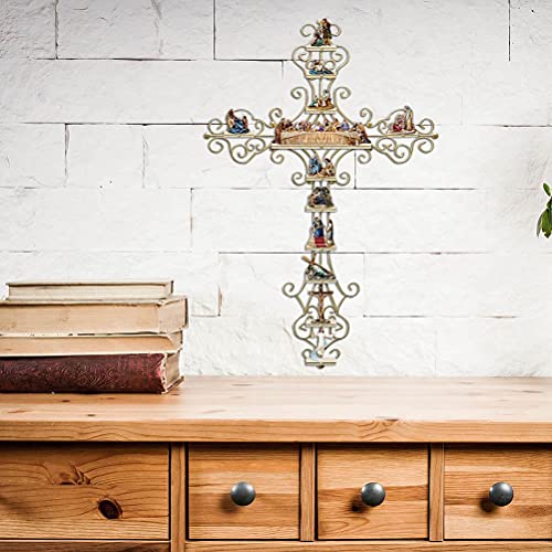 Fencelly Religieuze Cross Sticker Muursticker Het leven van Christus Collectie Muurkunst Sticker Opknoping Kruis voor Home Window Decor - Image 6