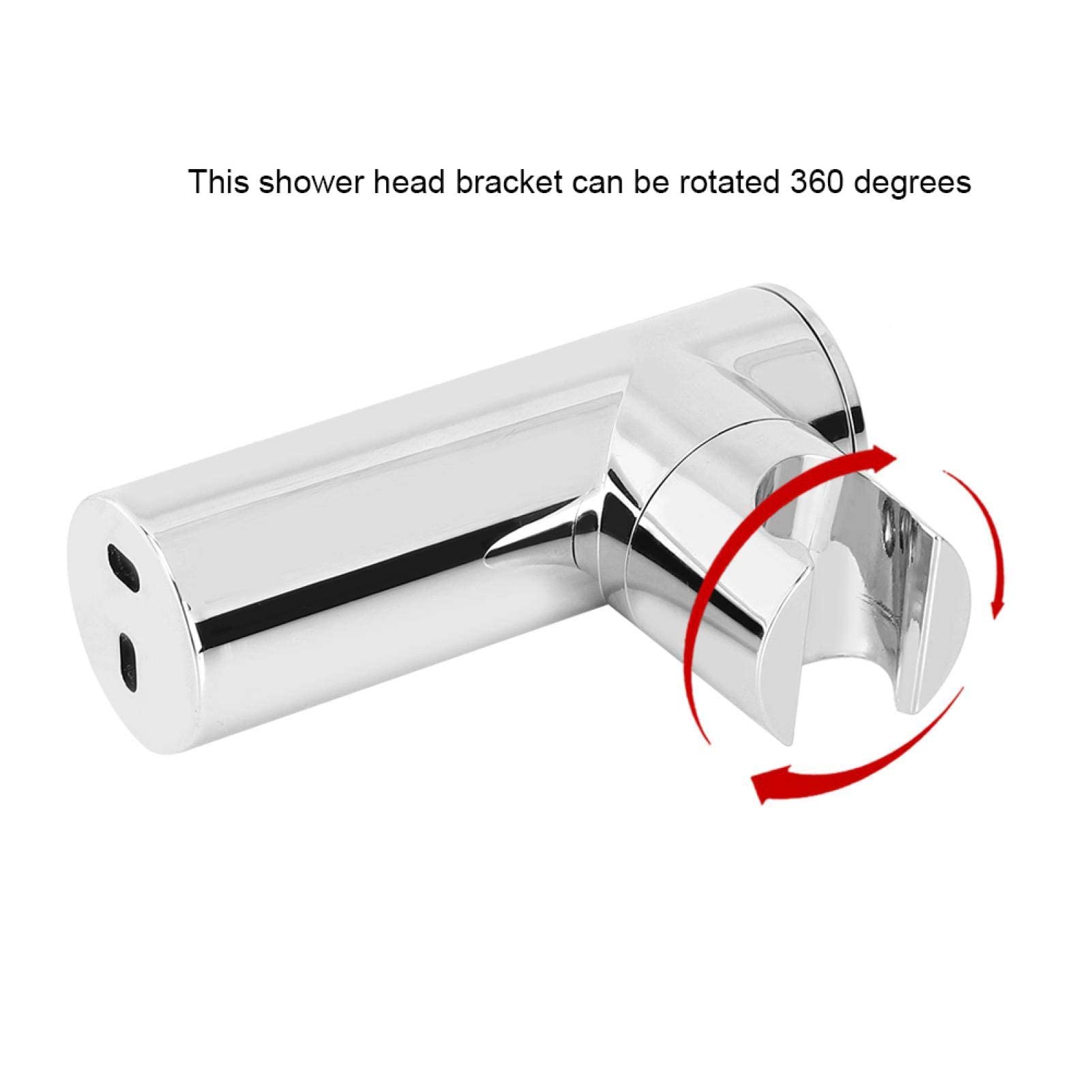 Supporto per doccia portatile, Supporto per soffione doccia portatile girevole per bagno di casa, supporto per staffa a parete galvanica cromata per uso bagno