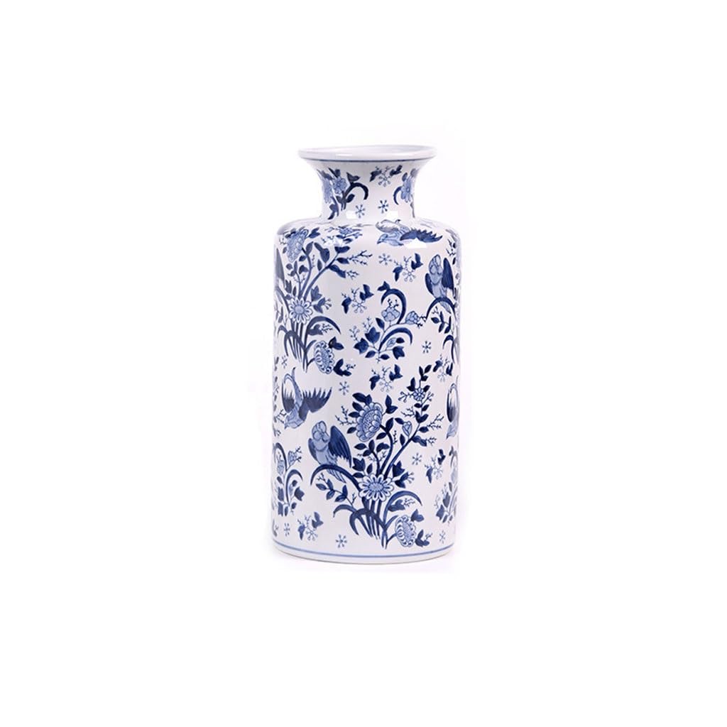 Gfhtrely A Vase Chinese Style Vase Retro Ceramic Flower Rrangement Flower Device Home Living Room Entrance Ornaments Flower Vases
