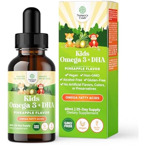 Natures Craft Liquid Omega 3 EPA DHA for Kids Cover
