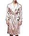 Produktbild Morgenmantel Satin Pyjama Couple Herren Kimono Damen Nachthemd Nachtwäsche Set Kamel X-Large