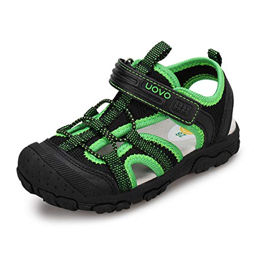 Image of UOVO Boys Sandals Kids Sandals Hiking Athletic Closed-Toe Beach Summer Sandals for Boys Quick-Drying