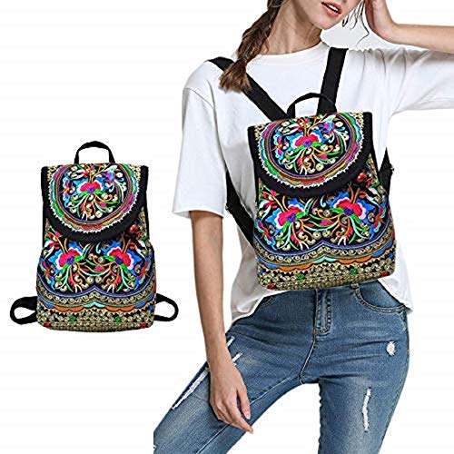Nanxin Mochila con Motivo de Estilo étnico Bohemia la del Viaje