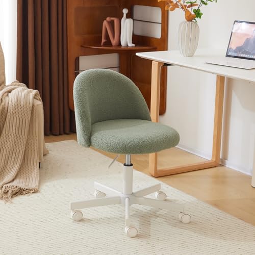Bonnlo Chaise de Bureau Mignonne sans Accoudoirs, Petite Chaise Confortable, Fauteuil de Coiffeuse...