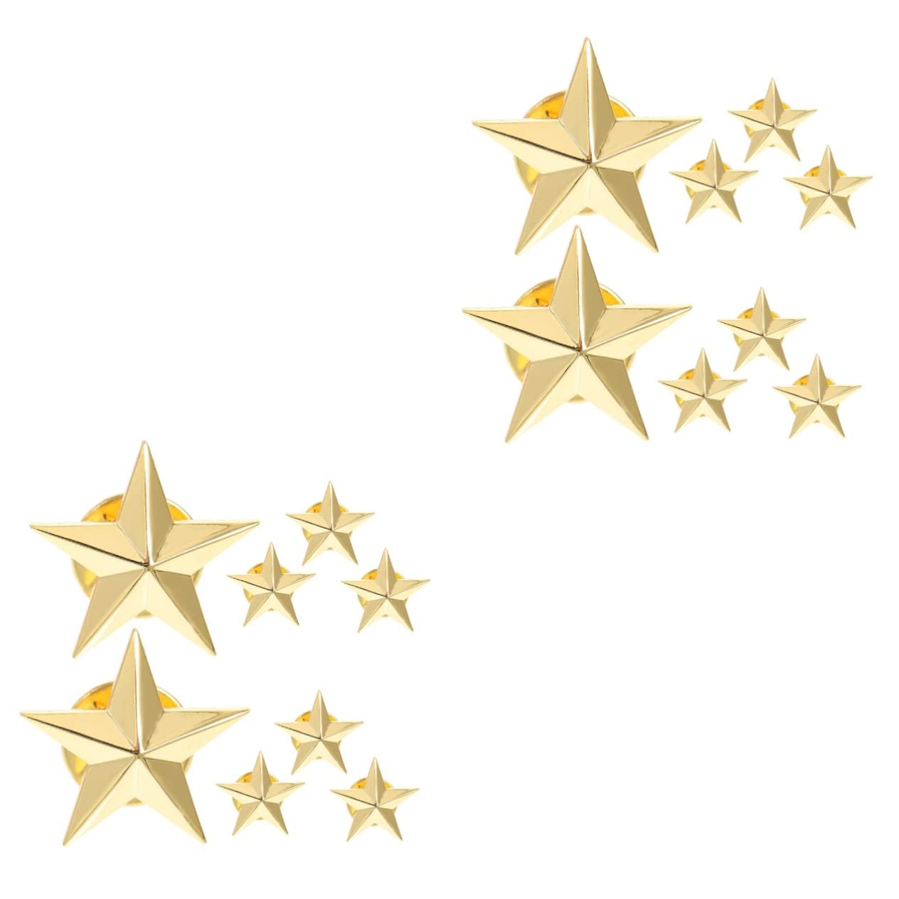 Healvian Pentagramm Abzeichen Dekoration Anstecknadel Für Männer Anstecknadeln Für Taschen Weihnachtsgeschenke Stern Anstecknadeln Stern Brosche Anstecknadel Fünfzackiger Stern