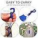 Sinbana Archery Arrow Puller Gripper - Durable Archery Arrow Removal Pull Tool with Ergonomic Grip & Keychain for Competitive Recurve Bow or Crossbow Accessories and Equipment (Blue)