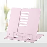 Vista 18 de Honagu Soporte de metal para libros de escritorio, manos libres, ajustable, para libros de cocina y documentos, ideal para libros de música, libros