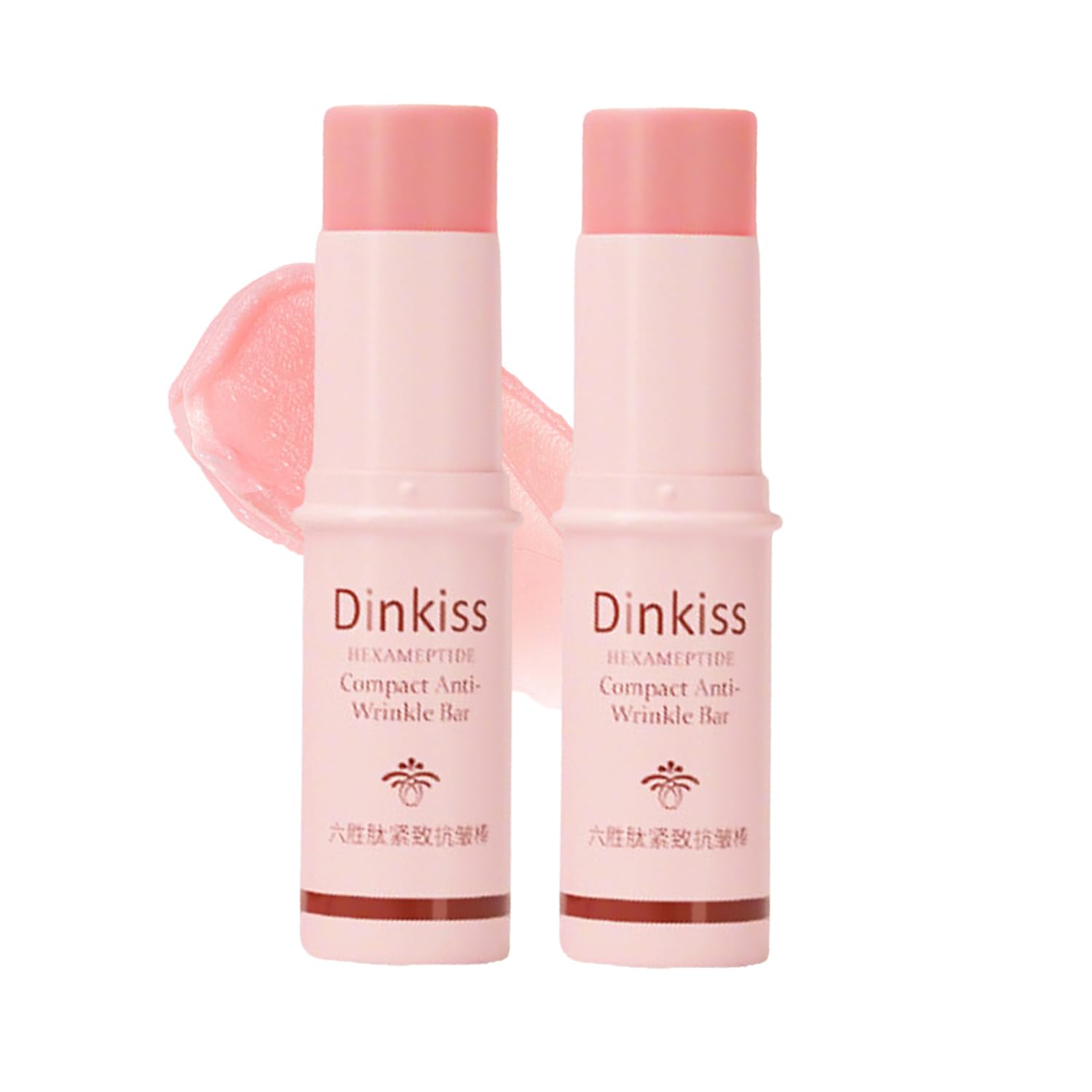 2Pcs Wrinkle Repair Moisturizing Multi Balm Stick,Hydrating Multi Eye & Lip Balm,All-in-One Hydrating Lip Balm Eye Cream Neck Cream Make Up Base