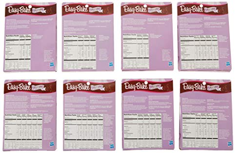 Easy Bake Oven Refills Set of 8 Kits - Truffles, Cakes, Pies, Pretzels, Cookies, Pizza