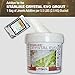 The Tile Doctor Crystal Glass Grout Glitter Additive Epoxy Glitter Grout White Pearl, for Tile, Backspalsh, Pool, Kitchen, Bathroom 75 Grams (1-Pack)
