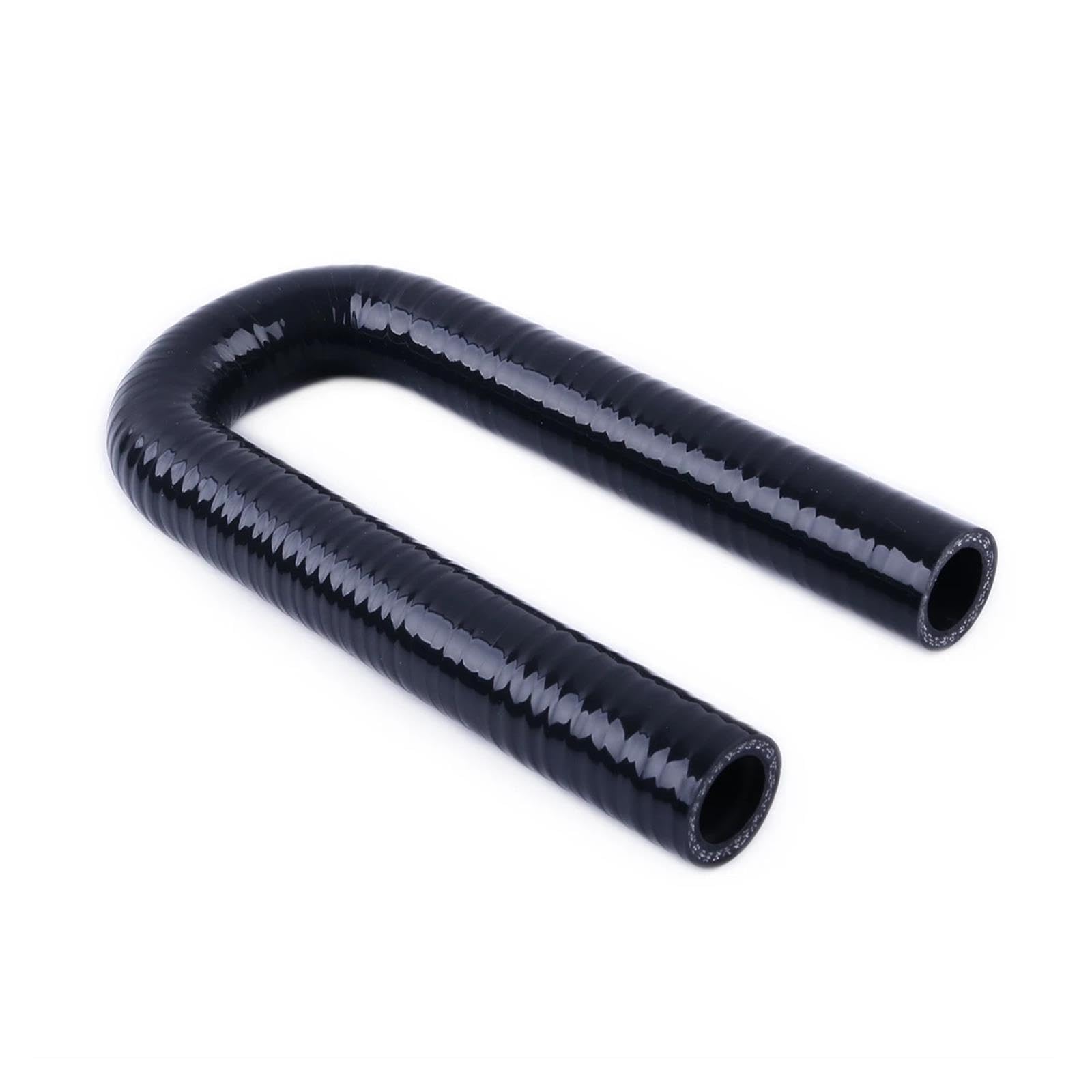 180-Grad-Silikonbogen, ID 12–51 Mm, Schwarz