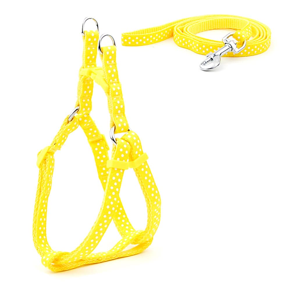 arnés para Perros, Conjunto de Correa for Perro, arnés Estampado, y for pequeño, for pasear Gatos, 3 m(24,XS)