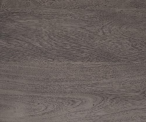 Image of Wooden Sideboard Cabinet for Living Room, Kitchen| 3 Door & 4 Shelf Storage Sideboard Sheesham Wood (Grey)