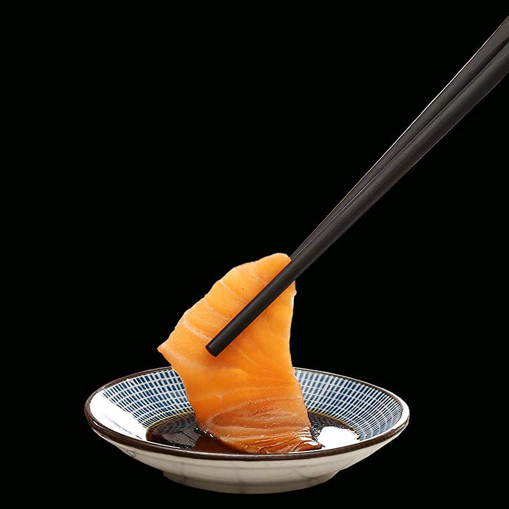 Baguettes Baguettes réutilisables Lot de 2 Paires de Baguettes Naturelles réutilisables Coffret Cadeau, Baguettes japonaises en Bois (et 25 cm)