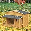 Wood Courtyard Large Dog House