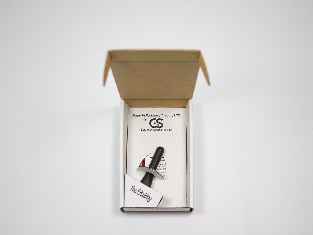 CravenSpeed Stubby Antenna Compatible with Fiat 500 Turbo and Abarth 2012-2019 Oval Base | 2.8 inches | Short Antenna Replacement | Made in The USA