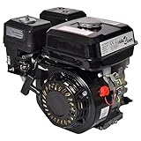 6,5 PS 4,8 kW schwarzer Benzinmotor