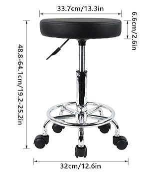 スツール　高さ調節可能 楽天市場】スツール キャスター付き 高さ調節可能 丸椅子 作業