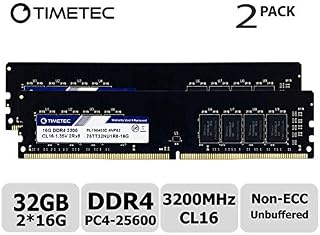 Timetec Extreme Performance Hynix IC 32GB KIT(2x16GB) DDR4 3200MHz PC4-25600 CL16 1.35V Unbuffered