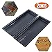 2 Pack Walk Path Maker Walkway Stone Molding Wooden Boards Shape, Walk Path Maker DIY Concrete Molds Paver Molds for Concrete Reusable, Wooden Textured Walk Path Maker
