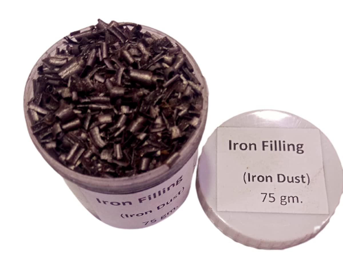 Iron Filing Powder (Iron Dust) for Labs & Science Experiment (75 gm with 4 Magnets) (B09TZ4WC3M) Amazon Price History, Amazon Price Tracker