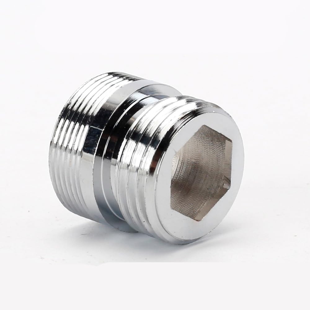 Connettore aeratore per rubinetto in ottone da M20 M22 M24 a 1/2" 3/4" - Filettatura fine/grossa maschio e femmina | Risparmio rubinetto cucina