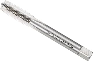 CoCud Thread Milling Taps, Metric M10 x 1.25 Thread H2, High Speed Steel Machine 3 Straight Flutes Left Hand Screw Threading - (Applications: for Tapping Drilling Machine), 1-Piece