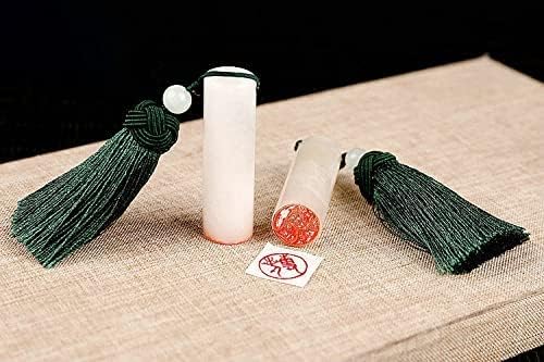 Chinese Qinghai Frozen Jade Seal Carving?Chinese Calligraphy chop,Martial Arts Stamps with Your Name Hand Engraved.