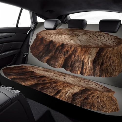 Funda de asiento de coche lavable y universal con estampado de árbol de roble 6