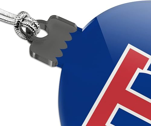 Miniatura 2 de Louisiana Tech University Bulldogs Logo Acrylic Christmas Tree Holiday Ornament